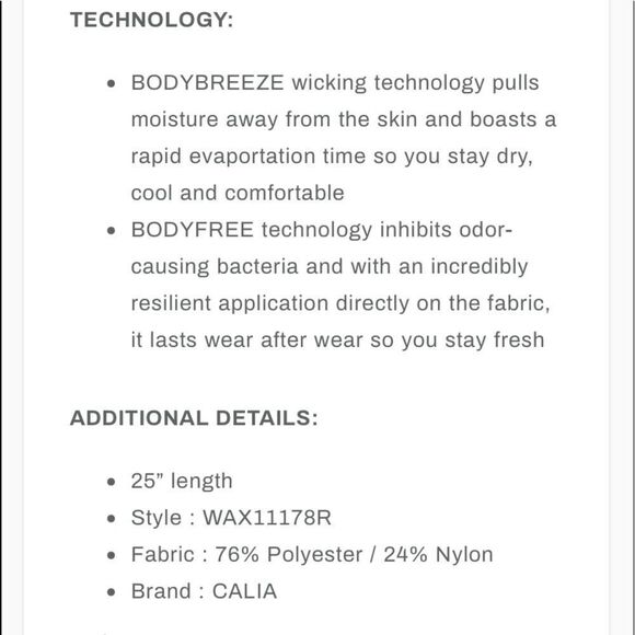 Calia ribbed Top - Picture 6 of 6